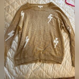 promesa preppy lightning bolt sweater